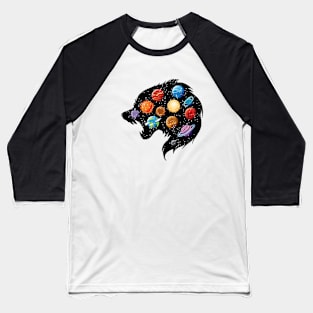 Cosmics Wolf Baseball T-Shirt